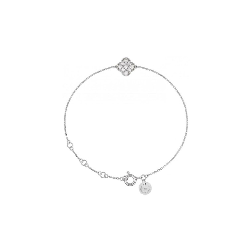 Bracelet Morganne Bello Jardin Précieux rond en or blanc et diamant