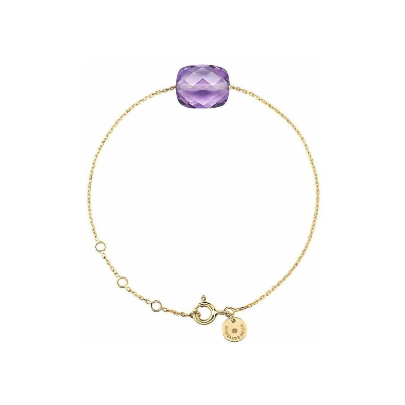 Bracelet Morganne Bello Friandise en or jaune et amethyste