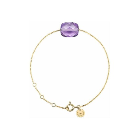 Bracelet Morganne Bello Friandise en or jaune et amethyste