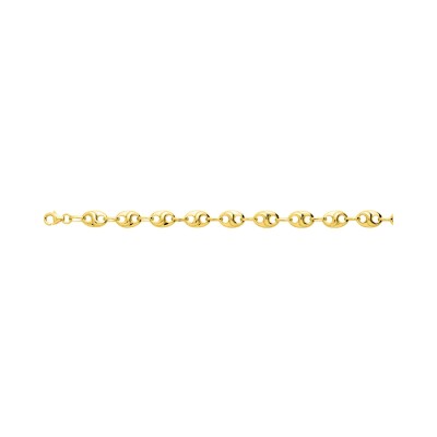 Collier maille grain-café en plaqué or
