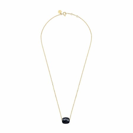 Collier Morganne Bello Friandise en or jaune et onyx