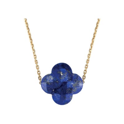 Collier Morganne Bello Friandise en or jaune et lapis lazuli