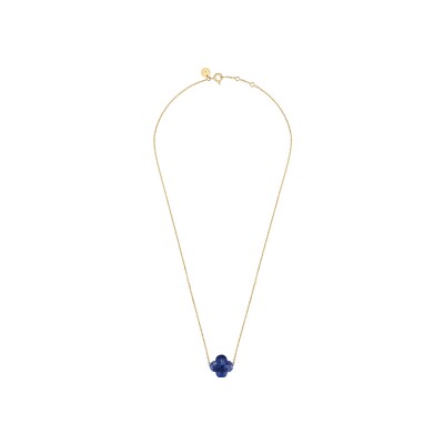 Collier Morganne Bello Friandise en or jaune et lapis lazuli