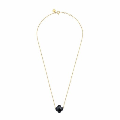 Collier Morganne Bello Friandise en or jaune et onyx