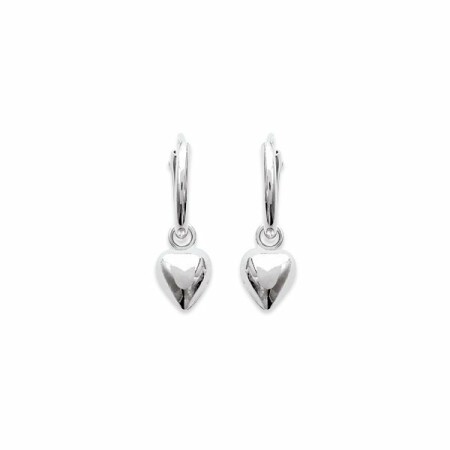 Boucles d'oreilles créoles en argent