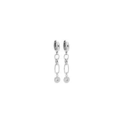 Boucles d'oreilles Qudo Amoa en acier
