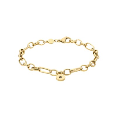 Bracelet Qudo Amoa en métal doré