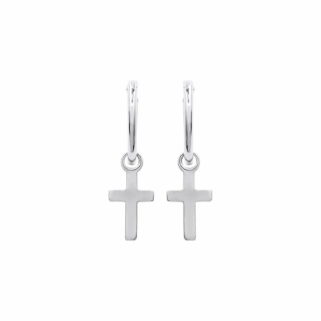 Boucles d'oreilles créoles en argent