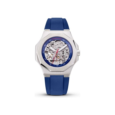 Montre Maison du Temps MTZeta Skeleton Silicone Bleu