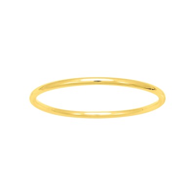 Bracelet Jonc rond 4mm en plaqué or