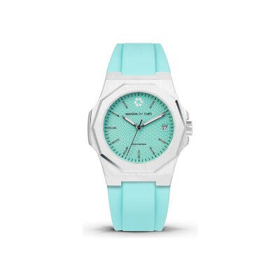 Montre Maison du Temps MTZeta Turquoise Silicone Turquoise