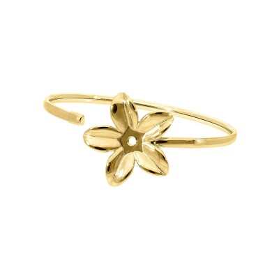 Bracelet bangle Qudo Pescia en métal doré