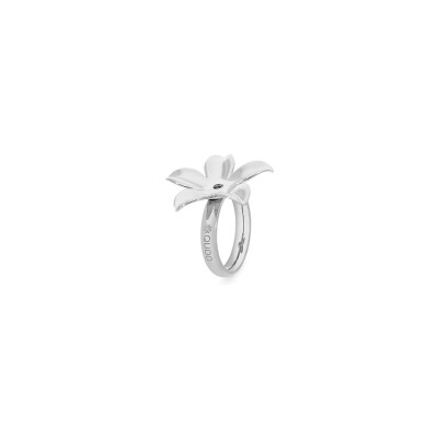 Bague Qudo Pescia en acier, taille 52