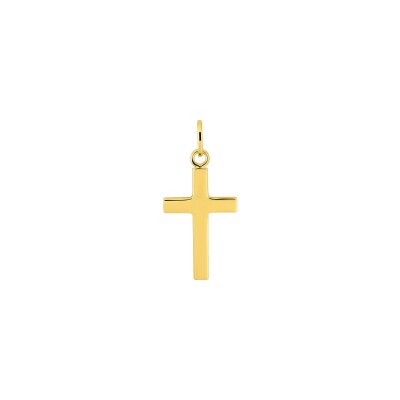 Pendentif croix en plaqué or