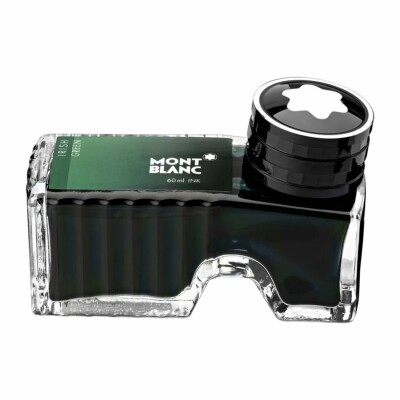 Montblanc irish green ink bottle, 60ml