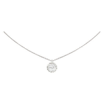 Collier Filles en or Miroir en or blanc et diamant