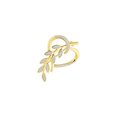 Broche en plaqué or
