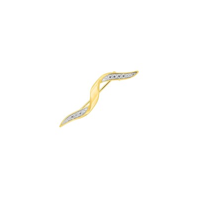 Broche en plaqué or