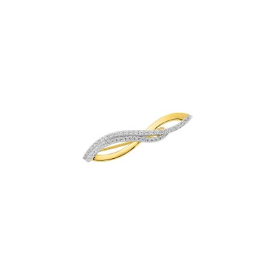 Broche en plaqué or