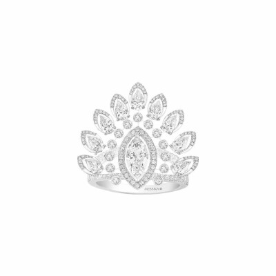 Bague Messika Marquise en or blanc et diamants