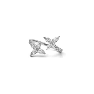 Bague Toi & Moi diamants or blanc