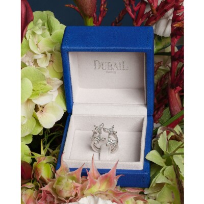 Bague Quatre Papillons diamants or blanc