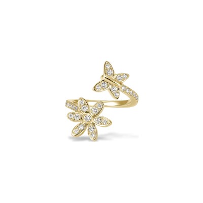 Toi & Moi ring diamonds yellow gold