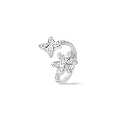 Toi & Moi ring diamonds white gold