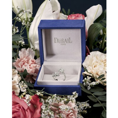 Toi & Moi ring diamonds white gold