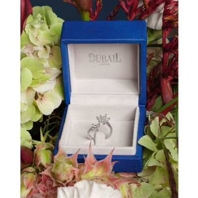 Toi & Moi ring diamonds white gold