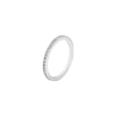 Alliance diamants or blanc