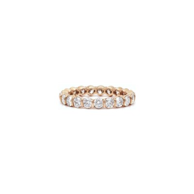 Alliance Bride diamants or rose