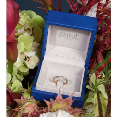 Alliance Bride diamants or rose