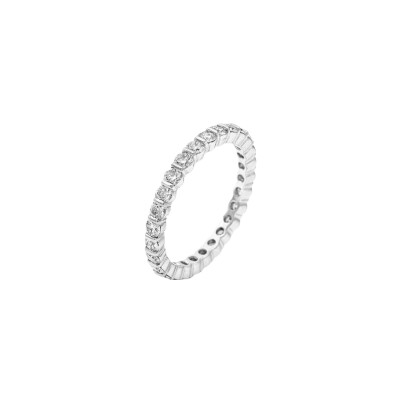 Alliance Bride diamants or blanc