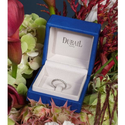 Alliance Bride diamants or blanc