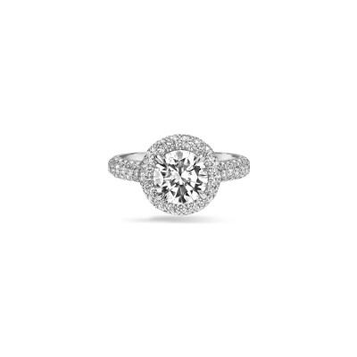 Bague Candy diamants or blanc