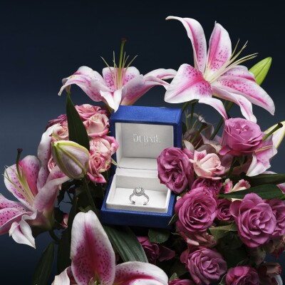 Bague Candy diamants or blanc