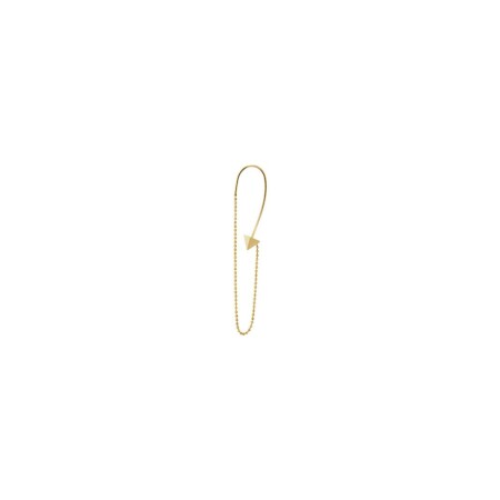 Mono boucle d'oreille Peruffo Chains curve en or jaune