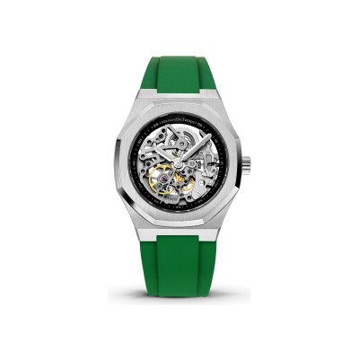 Montre Maison du Temps MTBeta Skeleton Silicone Vert