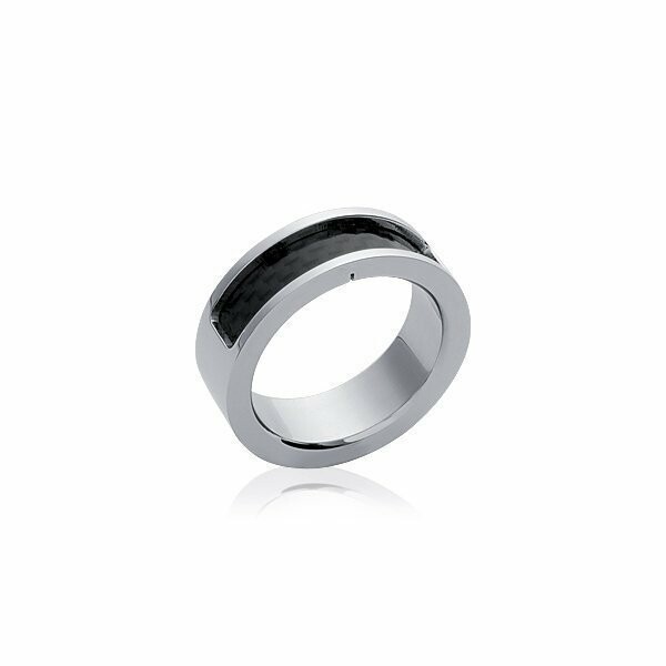 Bague en acier et fibre de carbone