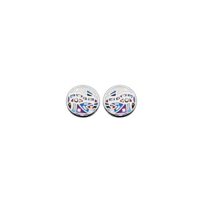 Boucles d'oreilles tige acier