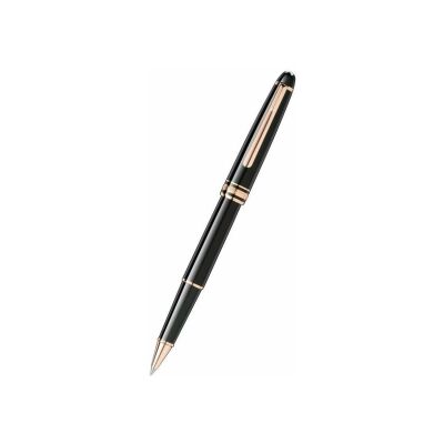 Montblanc Meisterstück 90 years Classic resin and rose gold plated rollerball