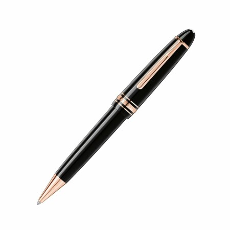 Stylo bille Montblanc Meisterstück 90 Ans Classique en plaqué or rose, résine