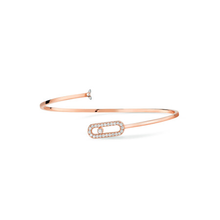 Messika Move Uno bracelet, rose gold, diamonds