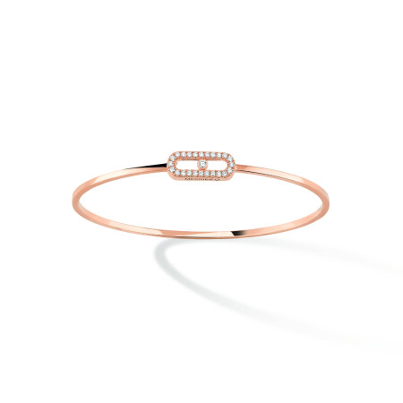 Messika Move Uno bracelet, rose gold, diamonds