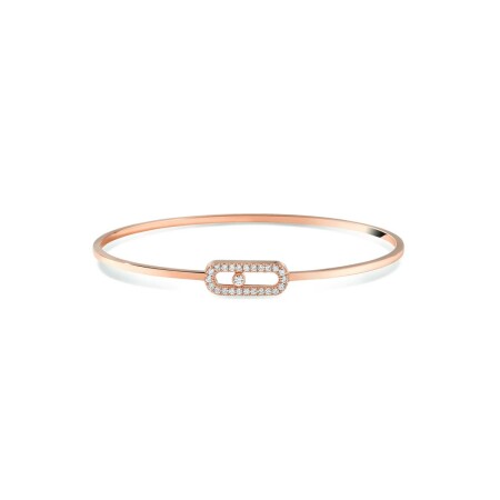 Messika Move Uno bracelet, rose gold, diamonds