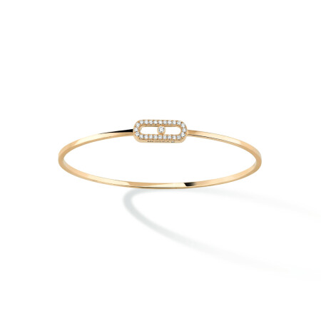 Messika Move Uno bracelet, yellow gold, diamonds