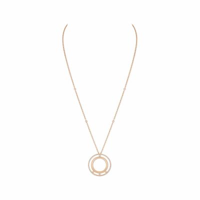 Collier Messika Move Romane en or rose et diamants