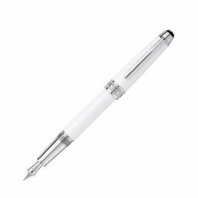 Stylo plume Montblanc Meisterstück Solitaire Classique blanc