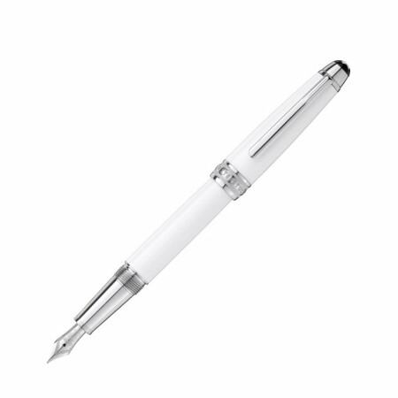 Stylo plume Montblanc Meisterstück Solitaire Classique blanc